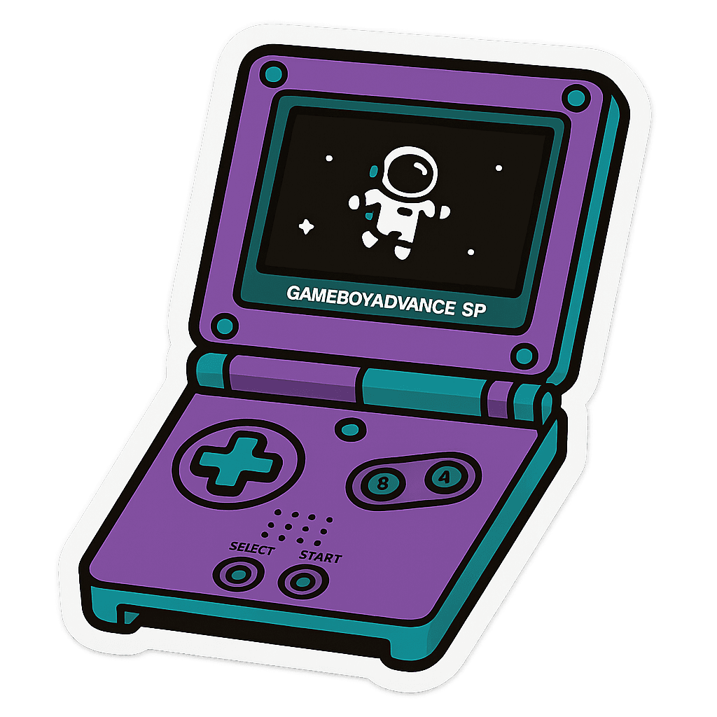 Retro Astronaut Handheld