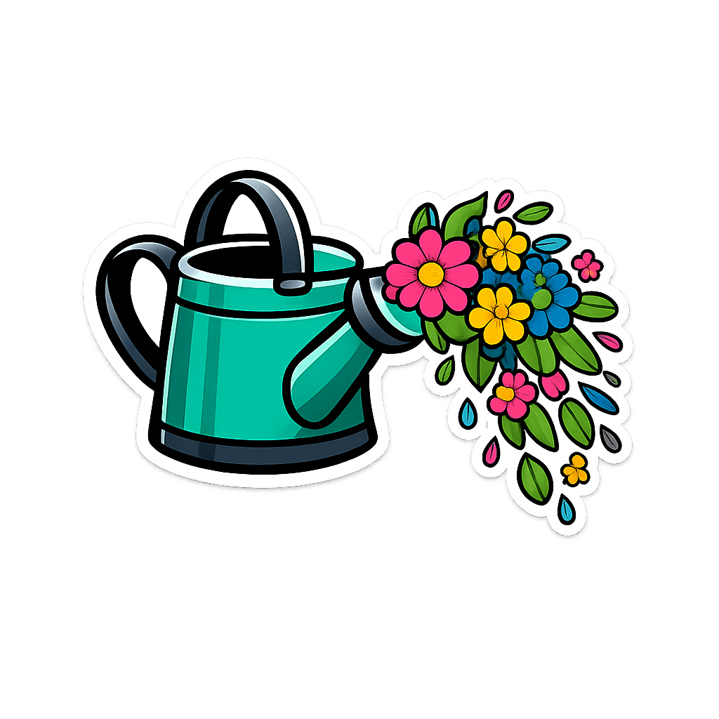 Spring Growth Watering Can